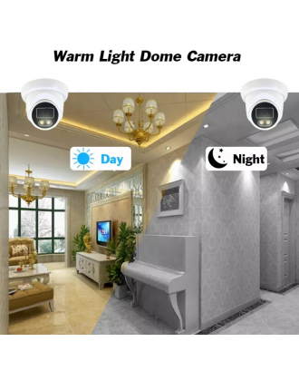 New style 2MP HD 1080P Warm Light 15m Full Color Indoor Outdoor AHD Analog Camera