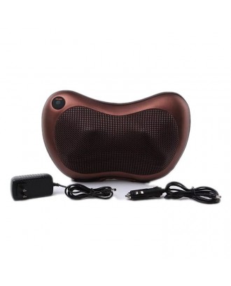 Heating Soft U Shape Travel Vibrating Neck Electric Massager Pillow U-Shaped Car Pillow