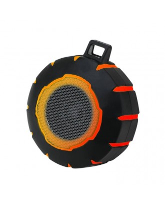 Portable BT Wireless Outdoor Speaker IPX6 Waterproof Loudspeaker Deep Bass Music Box LED Wireless Speaker