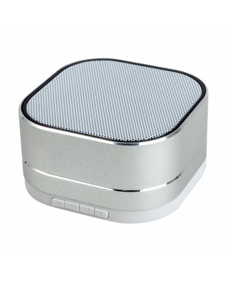 Christmas Gift Portable Colorful LED Aluminium Alloy Mini Wireless TWS Bluetooth Speaker