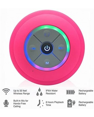 Factory OEM Gift Smart waterproof IPX4 LED light speaker box mini speaker blue tooth wireless portable speaker